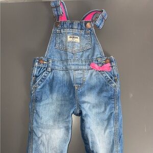 OshKosh B'gosh Pink lined Overalls